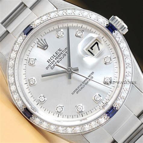 rolex datejust gold silver diamond|Mehr.